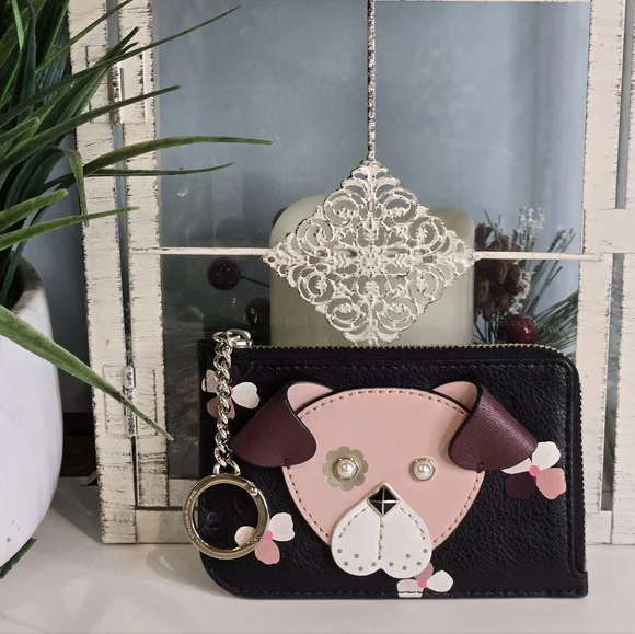 SOLD***Kate Spade Novelty Dog Wallet/Card Holder - Picture 1 of 6